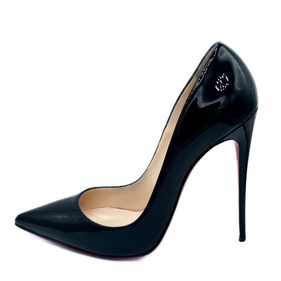 Christian Louboutin Shoes - Christian Louboutin So Kate 120 Black Patent Leather Stiletto Heel Pumps 38